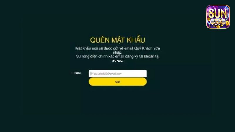 Sử dụng tính năng Quên mật khẩu để đặt password mới