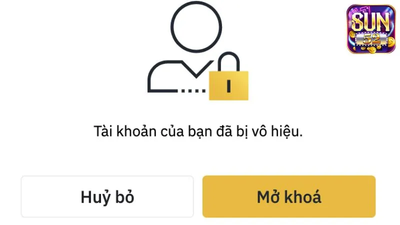 Lỗi tài khoản đăng nhập bị khóa 