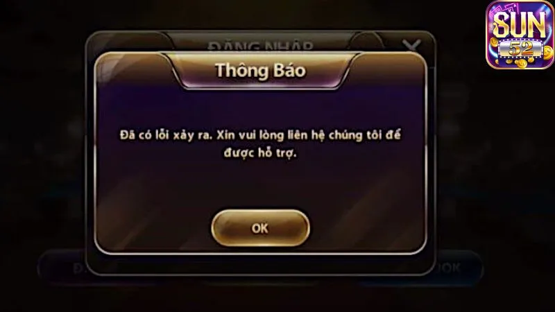 Lỗi không đăng nhập được vào tài khoản game 