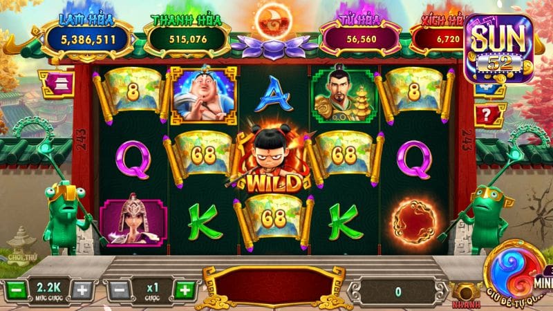 Giao diện bàn chơi game tại Sun52 được thiết kế trực quan để bet thủ dễ dàng thao tác